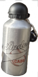 Gourde Inox argent avec logo